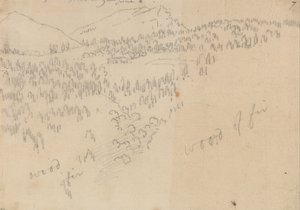 Innsbruck ve Schönberg arasında by John Robert Cozens